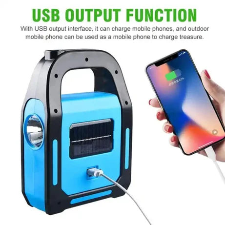 LED LAMP USB RECHARGEABLE PORTABLE SOLAR LANTERN