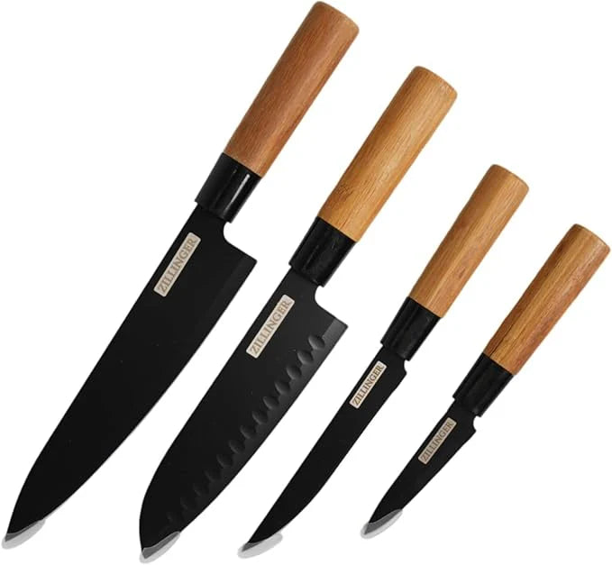 Zillinger Japanese Knife Set 4-Pieces