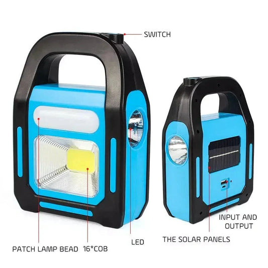 LED LAMP USB RECHARGEABLE PORTABLE SOLAR LANTERN